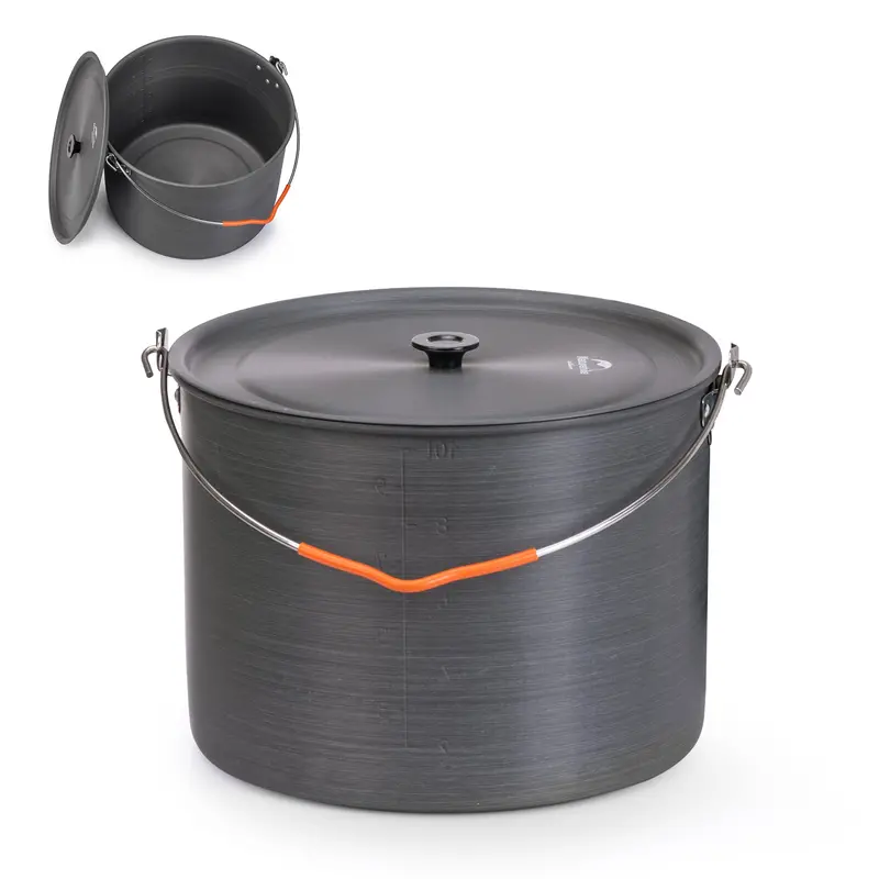 10L Aluminum Hanging Pot With Heat-Diffusing Base 1