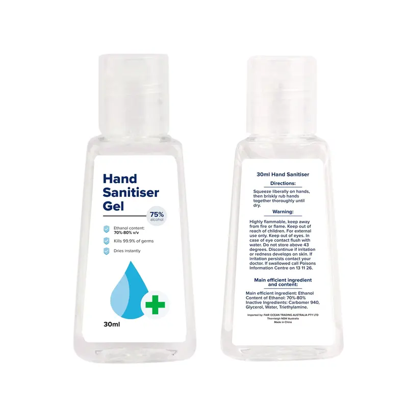 30Ml Mini Hand Sanitiser Gel For Personal Use 1