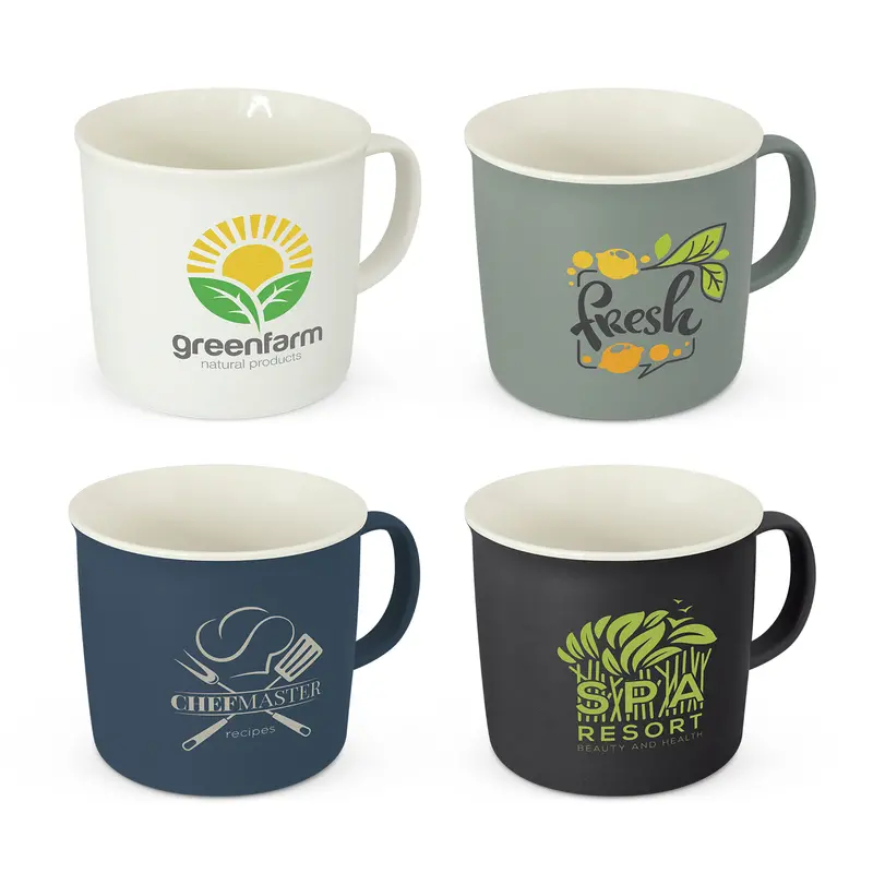 330Ml Round Porcelain Coffee Mug – Dishwasher Safe 1