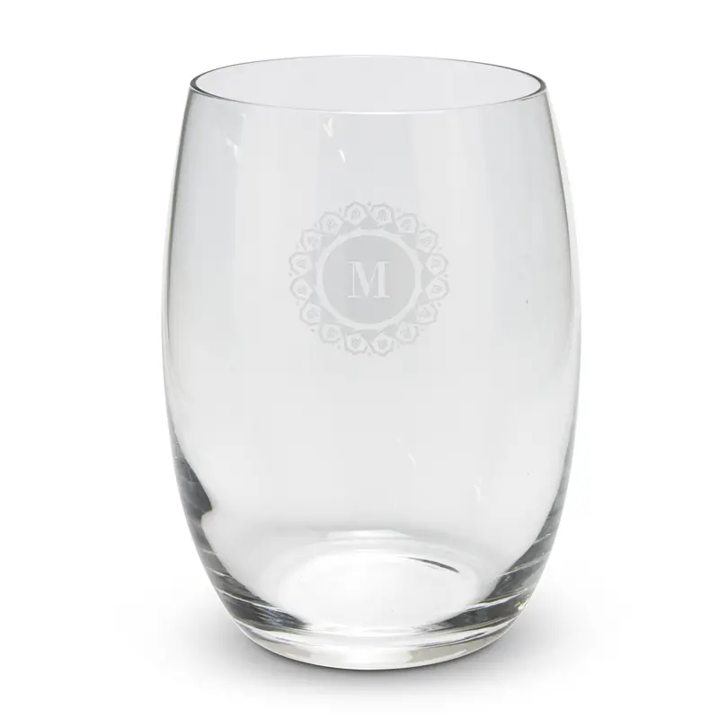390Ml Unique Hand-Blown Glass Tumbler 1