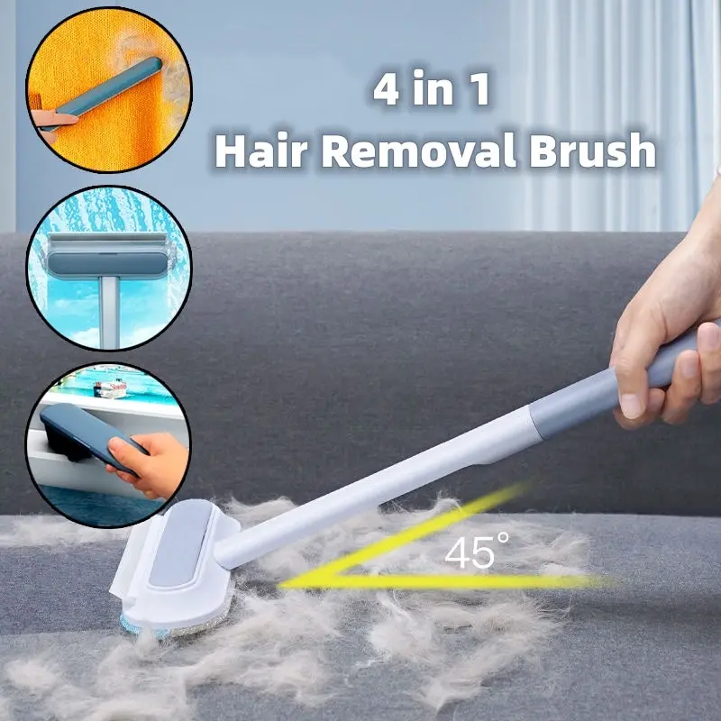 4-In-1 Pet Hair Removal Tool – Brush, Squeegee, Screen Cleaner & Surface Groomer 1