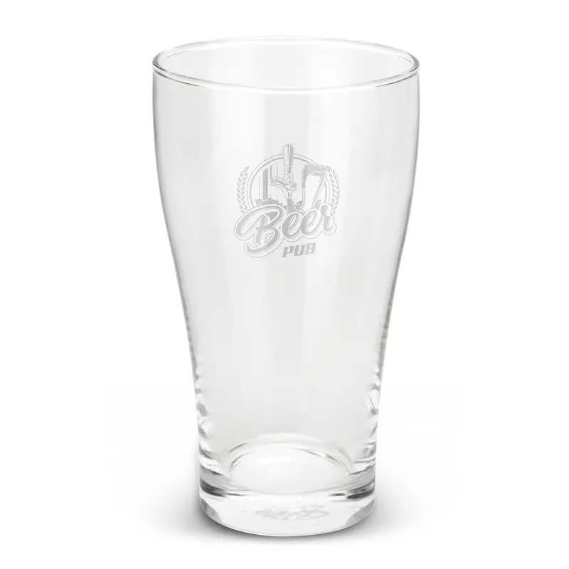 425Ml Traditional Conical Beer Glass – Pub Style 1