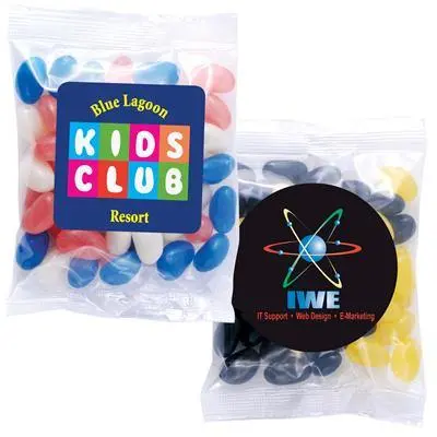 50G Corporate-Color Mini Jelly Beans In Cellophane Bag 1