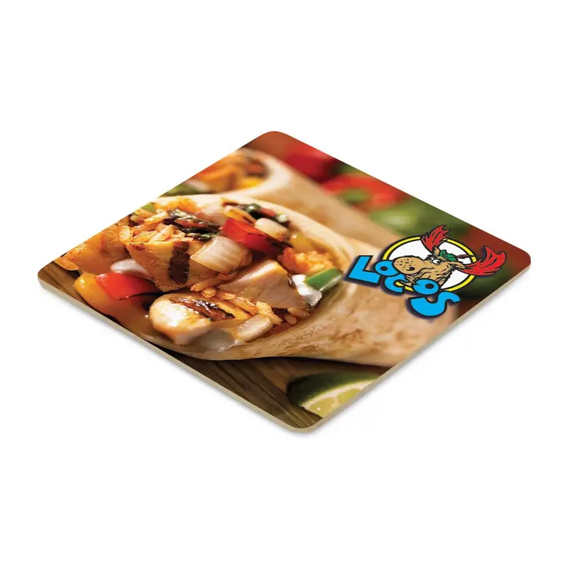 95Mm Square Beverage Coaster – Contemporary Shape 1