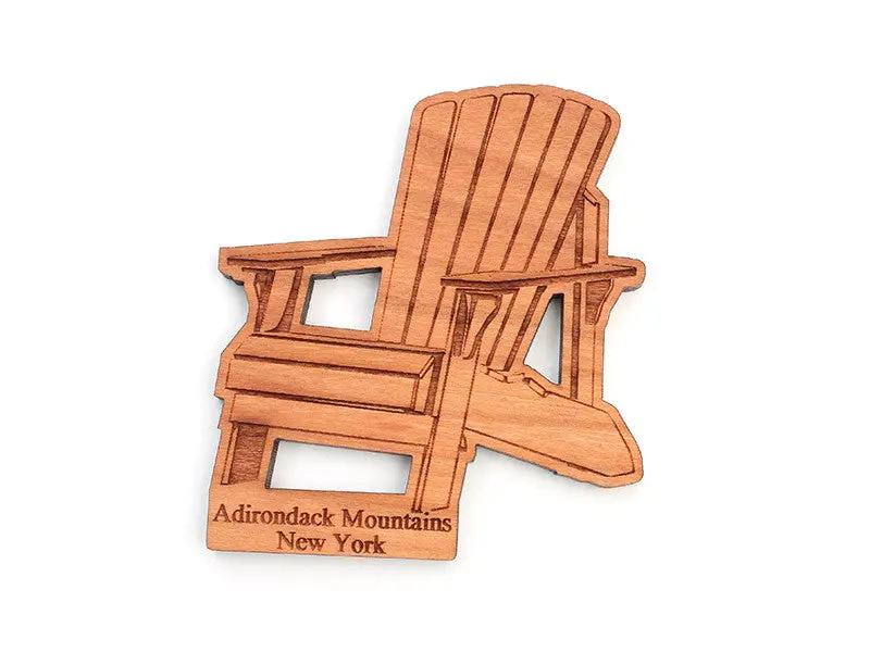 Adirondack Chair Design Refrigerator Magnet 1