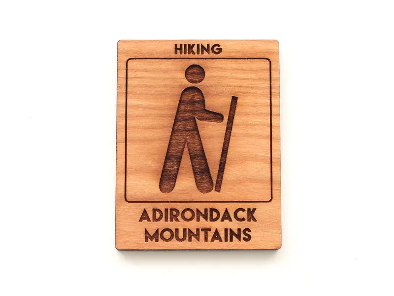 Adirondack Hiking Trail Sign Magnet 1