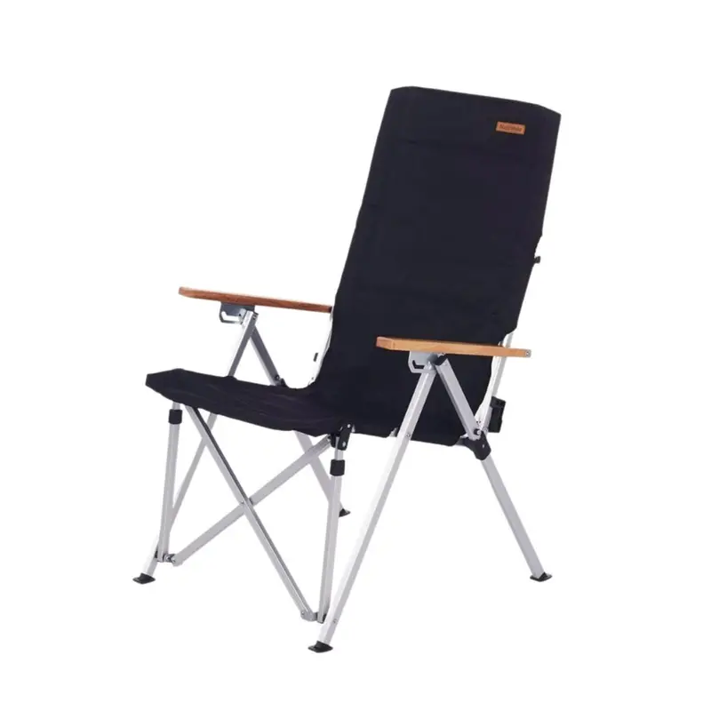 Aluminum Folding Lounge Chair With Extended Foot Support 2