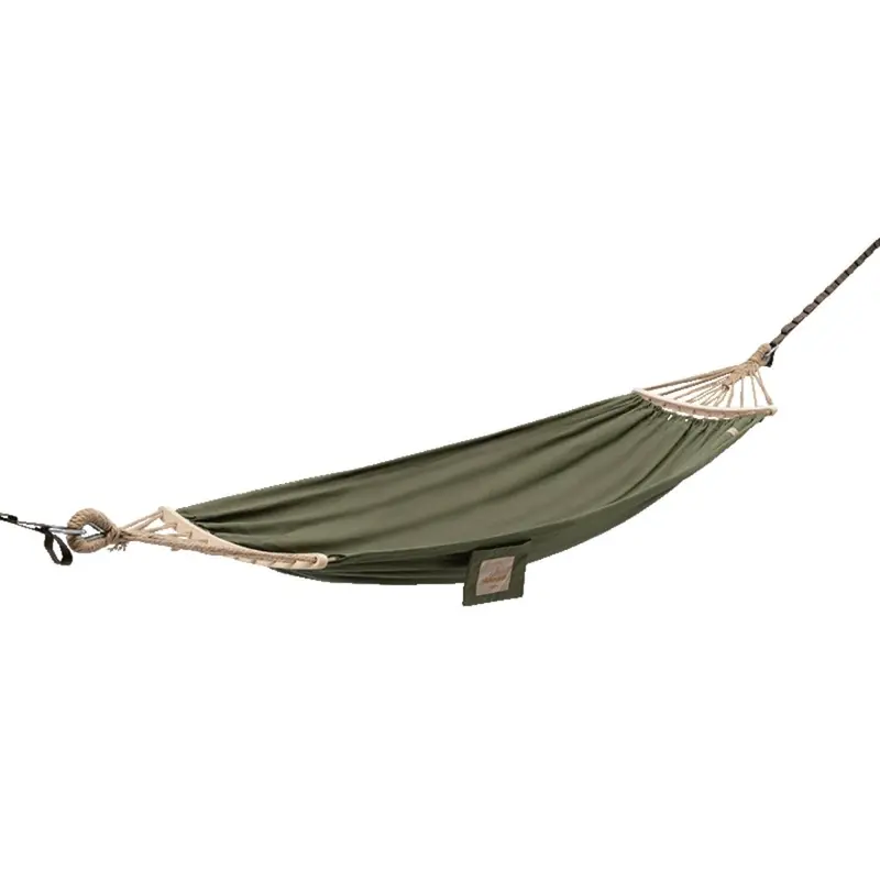 Anti-Roll Canvas Hammock – Stable Flat-Lay Camping Suspension Bed 2