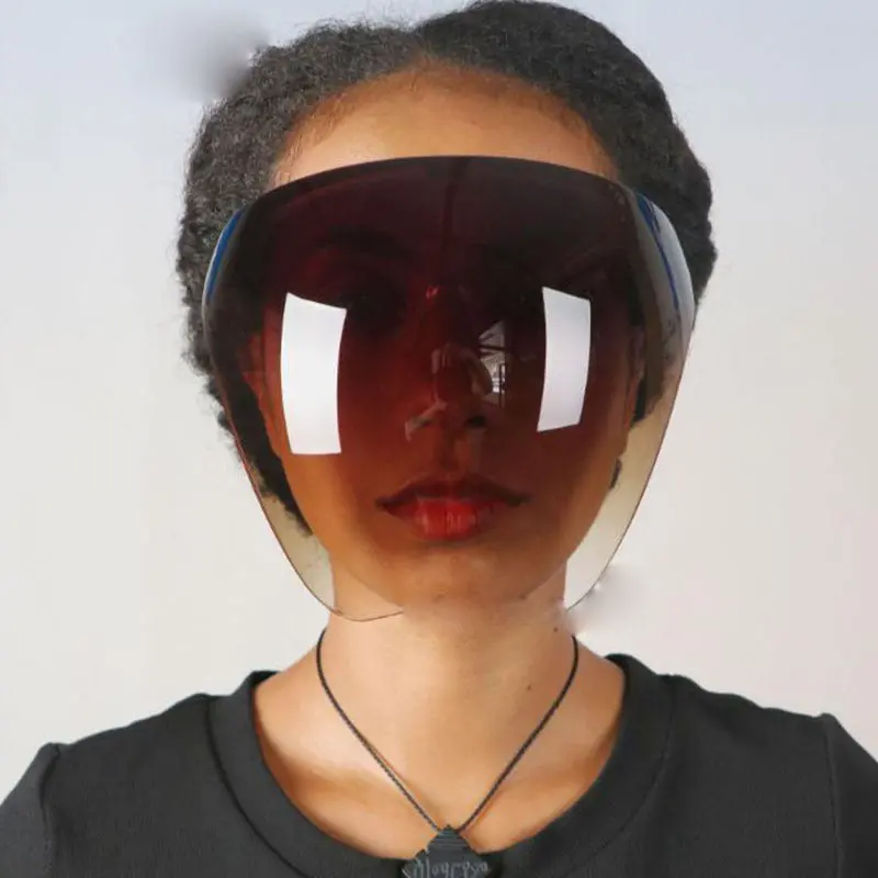 Anti-Splash Protective Face Shield With Safety Goggle Design 1