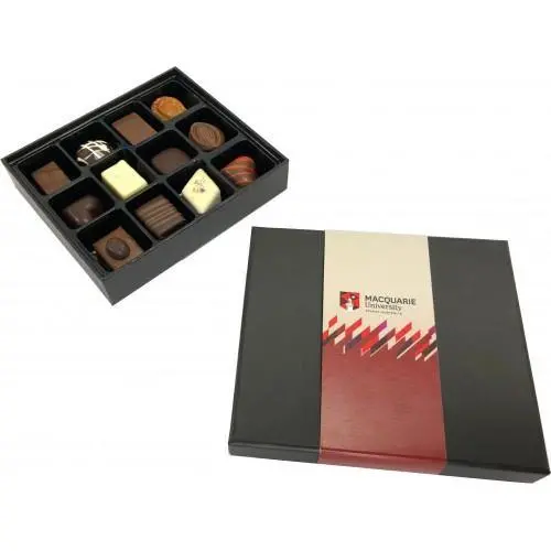 Australian Artisan Chocolates: 12-Pack Assorted Praline Gift Box 1