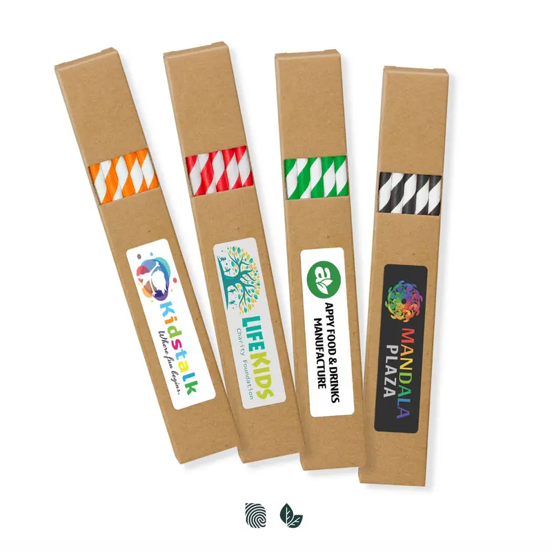 Biodegradable Eco Paper Straws – Bulk Pack 1