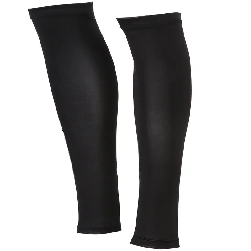 Breathable Uv-Protective Sports Leg Sleeves – Unisex Outdoor Fitness Pair (L) 1
