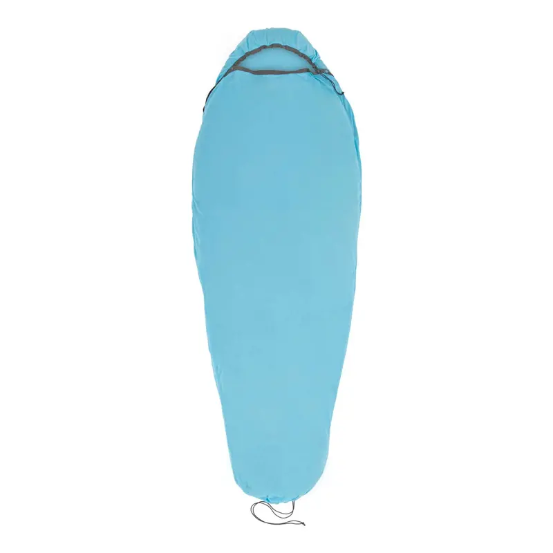 Breeze Mummy-Shape Sleeping Bag Liner With Drawcord Closure 1