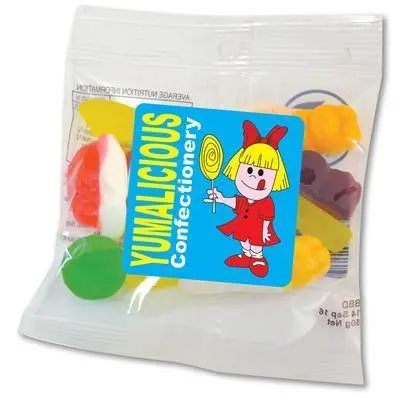 Cadbury Jelly Party Mix – 50G Cellophane Bag Variety Pack 1