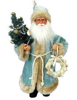 Coastal Tree Santa – Beach-Style Holiday Figure For Festive Displays 1