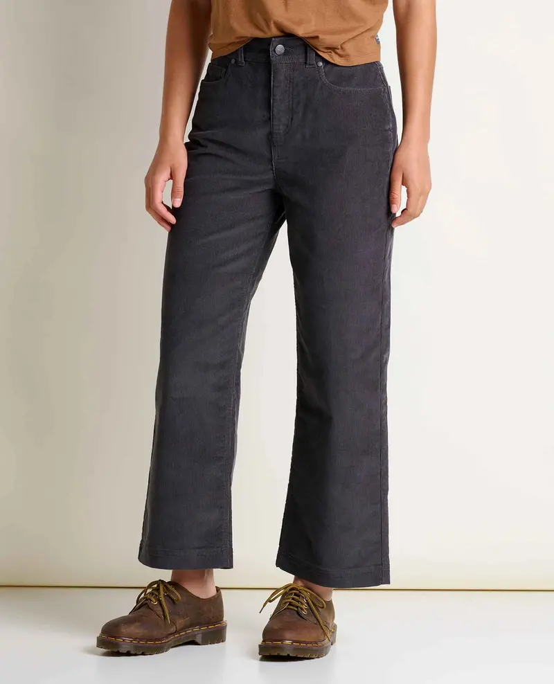 Coaster Corduroy Wide-Leg Pant For Women