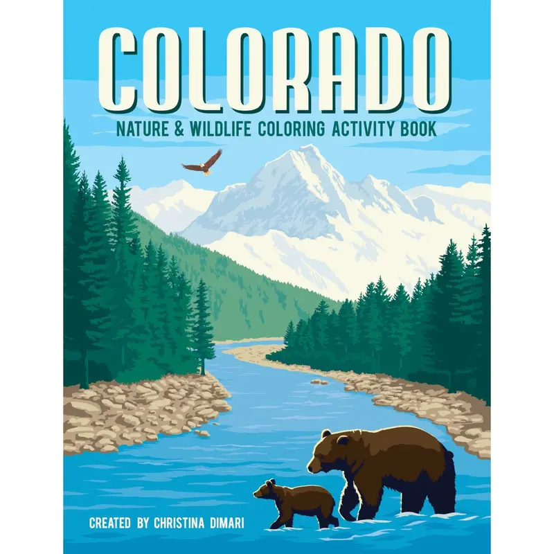 Colorado Nature & Wildlife Coloring Book For All Ages 1