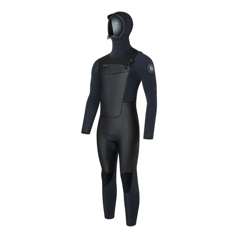 Combat 6/5Mm Hooded Full Wetsuit With Gbs Seams And Front Zip 1