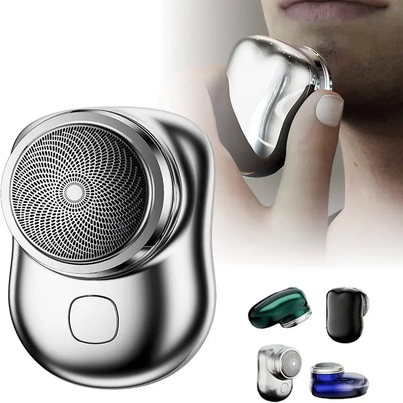 Compact Cordless Rechargeable Face Shaver For Men – Wet/Dry Usb Charging 1