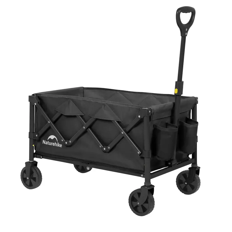 Compact Folding Camping Wagon With All-Terrain Wheels 1
