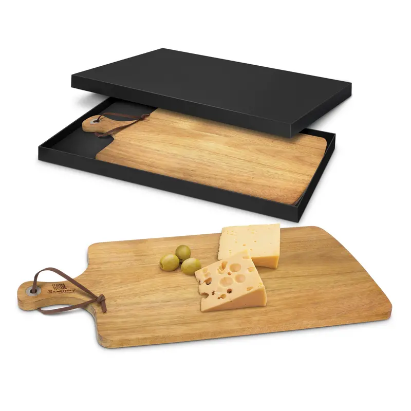 Contemporary Acacia Wood Serving Platter – Smooth Matte Finish 1
