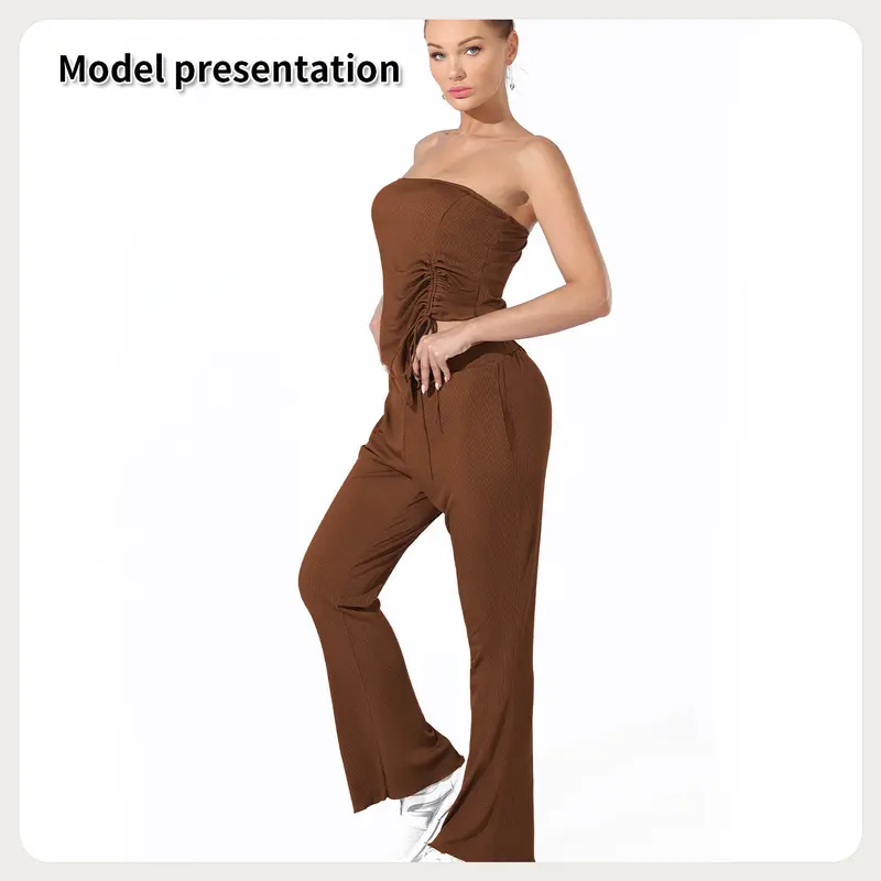 Coordinated Two-Piece Top And Trousers Outfit 1
