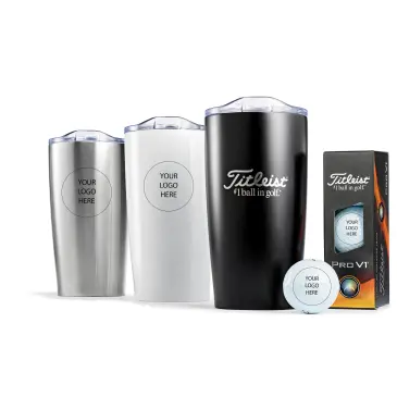 Custom-Branded Titleist 3-Ball Insulated Tumbler 1