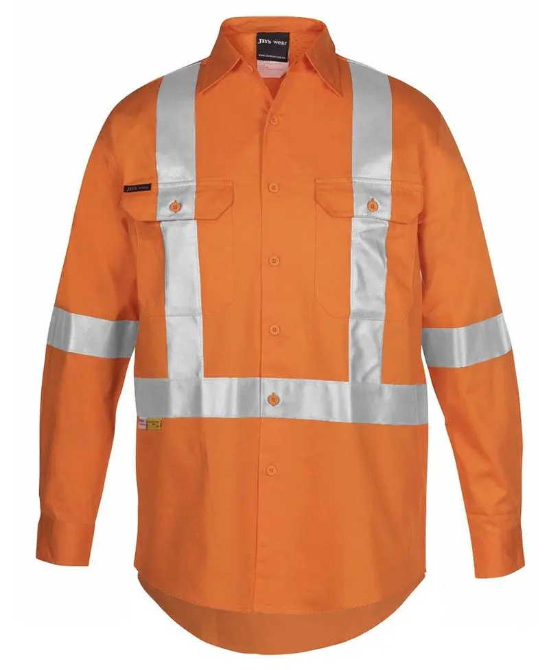 Day-And-Night 150G Cross-Back Tape Long-Sleeve Safety Shirt 1