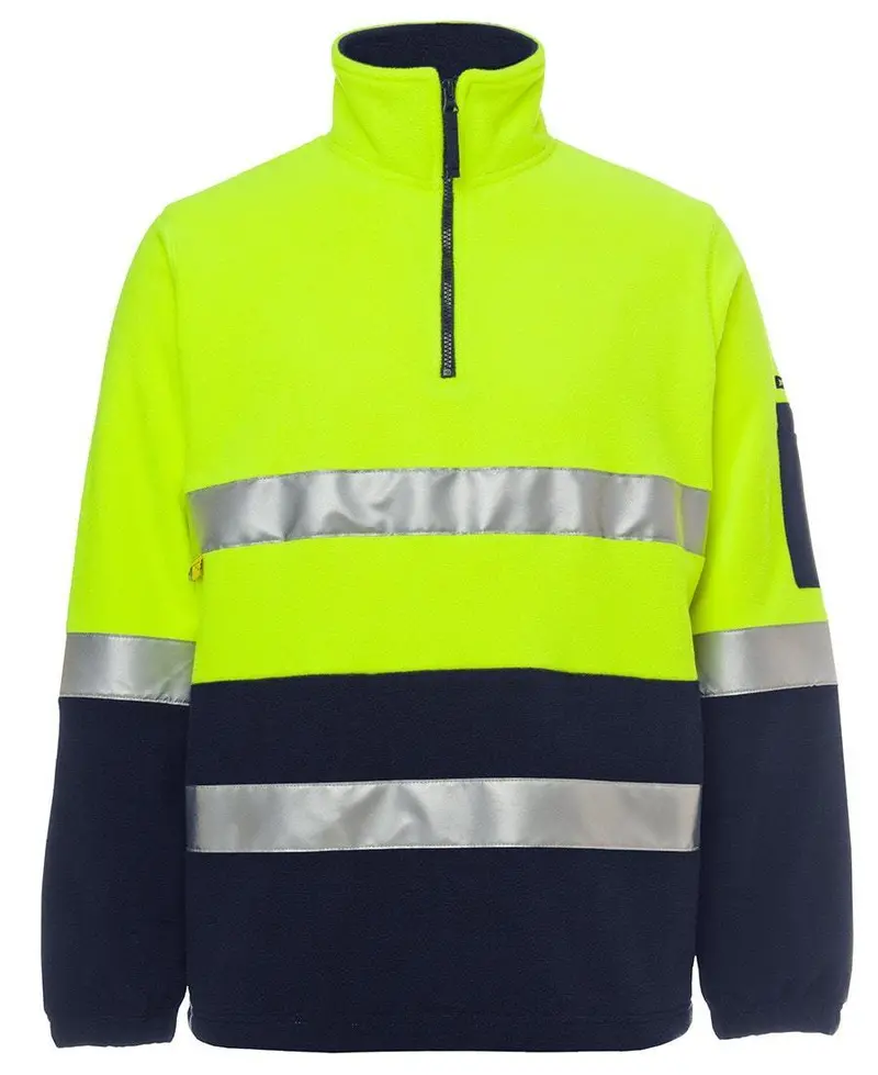 Day-And-Night Half-Zip Polar Fleece Safety Top 1
