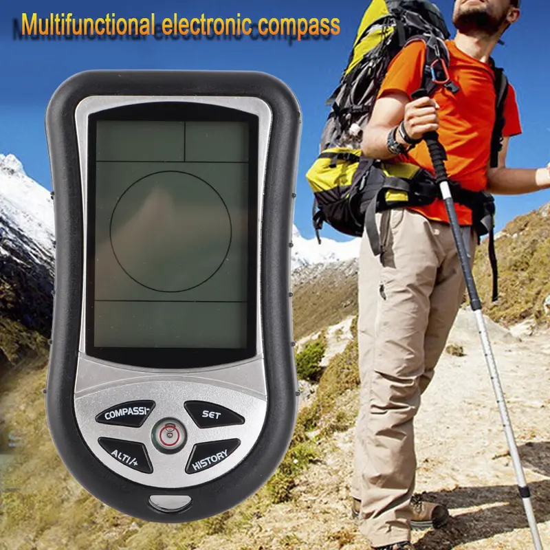 Digital Altimeter Barometer Compass With Weather Forecast – Rugged Outdoor Navigation Tool 1
