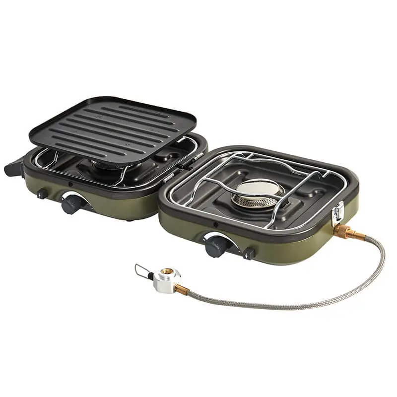 Dual-Power Gas Stove – High-Output Portable Cooking Burner 1