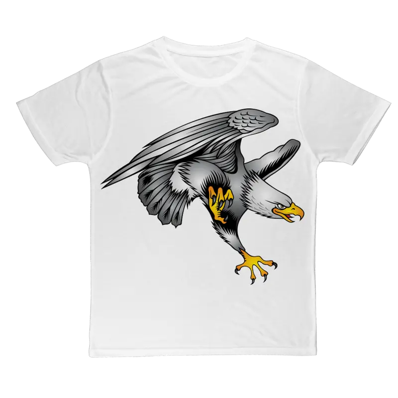 Eagle Landing Custom Adult Sublimation T-Shirt – Soft Classic Style 1