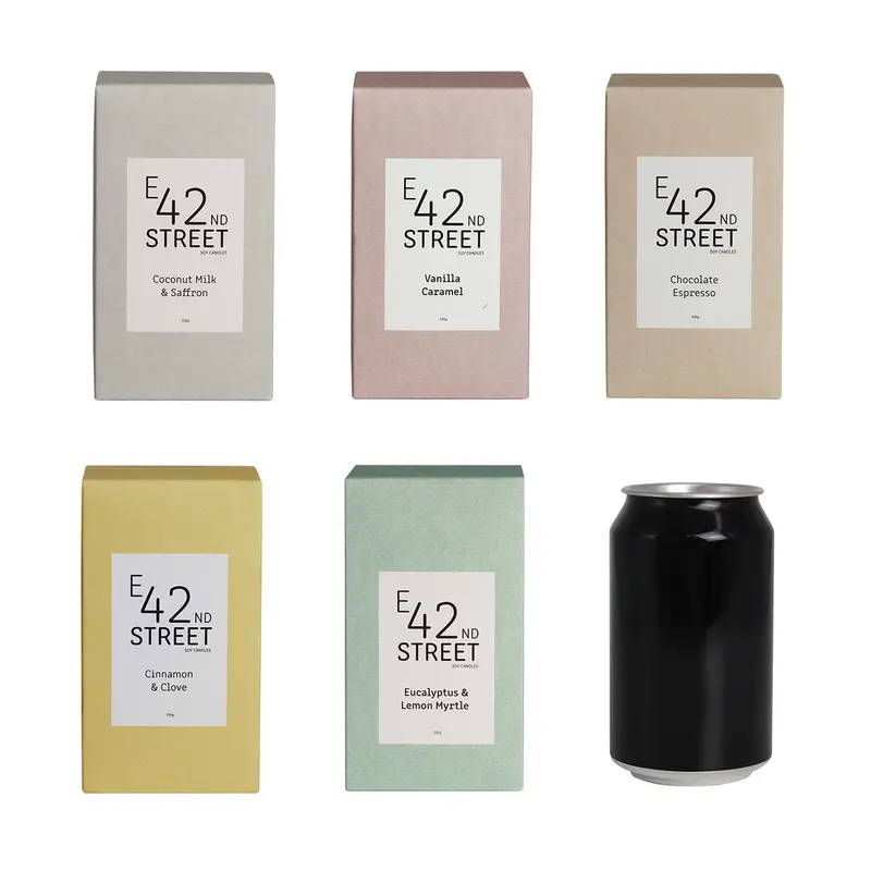 East 42Nd Street Scented Candle In Metallic Tin 1