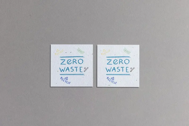 Eco-Friendly Square Seed Paper Sheets 1