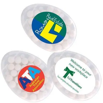 Egg-Shaped Sugar-Free Breath Mints – Portable Pack 1