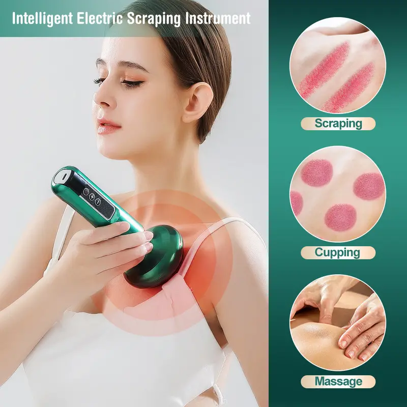 Electric Vacuum Cupping Massager – Cordless Gua Sha Tool For Body Contouring & Circulation 1