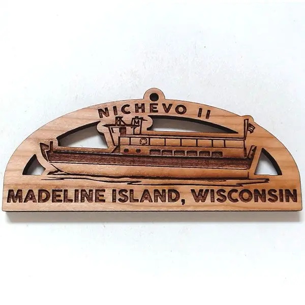 Ferry Boat Nichevo Ii Ornament – Artisan-Crafted Great Lakes Commemorative 1