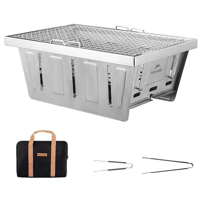 Fieldvale Stainless Steel Folding Bbq Grill – Rust-Resistant, Portable Outdoor Grilling Solution 1