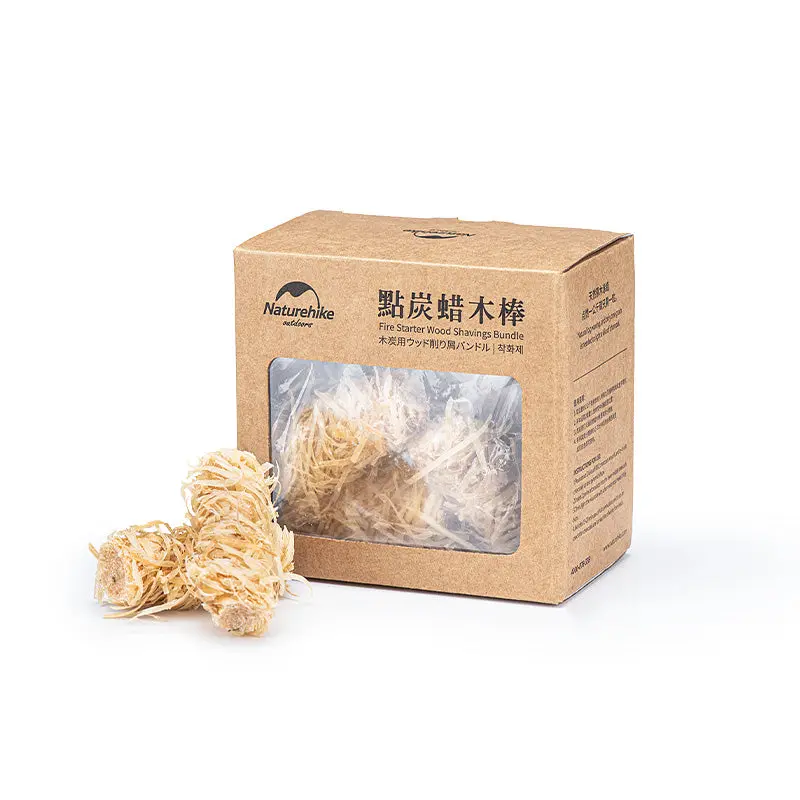 Fire-Starting Kit: Wood Shaving Bundles With Kindling Rods 1