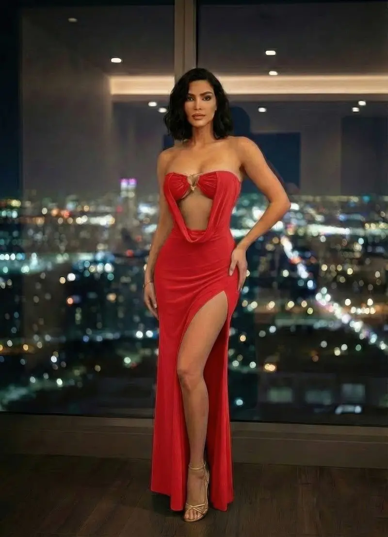 Floor-Length Evening Gown – Formal Maxi Dress 1