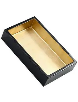 Glossy Wood Disposable Hand Towel Holder 1