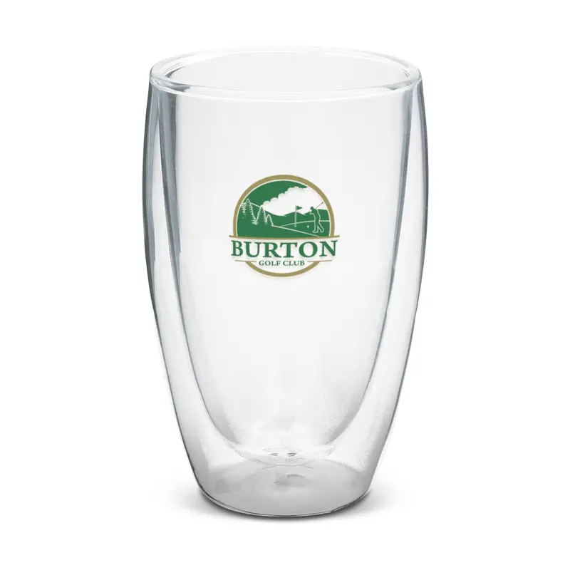Handcrafted Double-Wall Glass Beverage Vessel 1