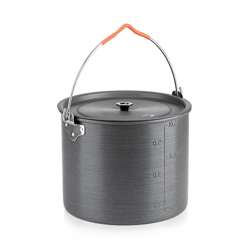 Hanging Camping Pot – Suspension-Compatible Titanium Cooking Vessel 1