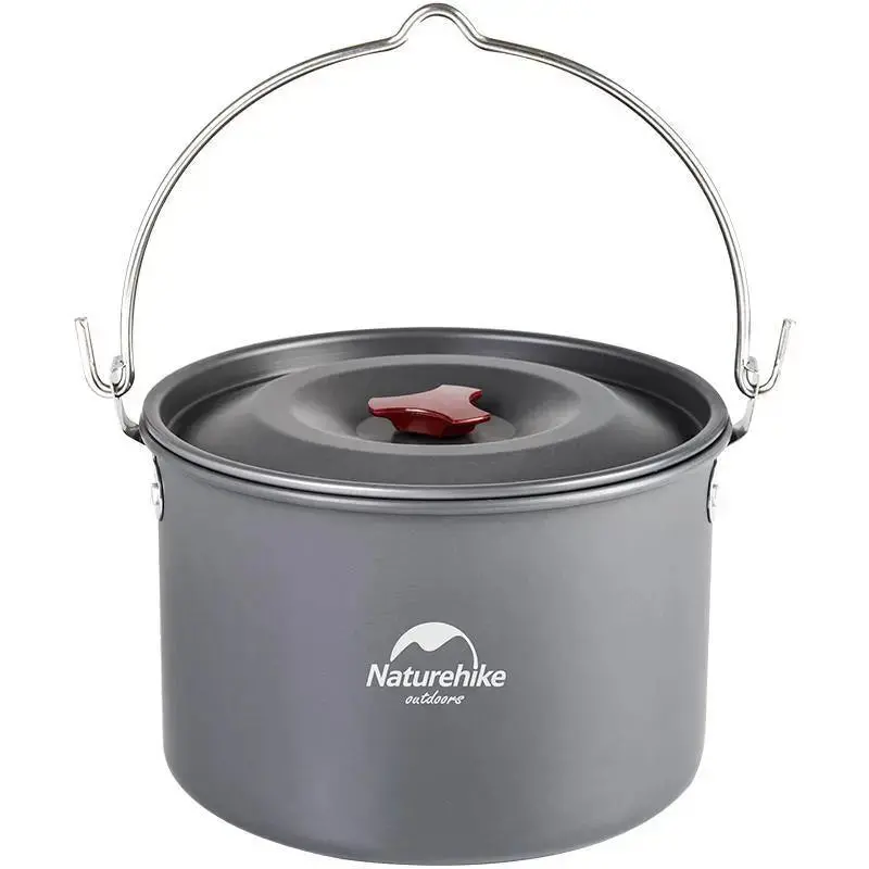Heavy-Duty Aluminum Hanging Pot – Holds 4–6 People’S Meals 1