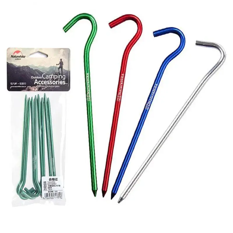 Heavy-Duty Tent Stake Set – 18×33 Cm Steel Hooks (8 Pcs) 1