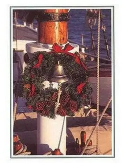 Holiday Bell Boxed Greeting Cards – Festive Nautical Theme 1