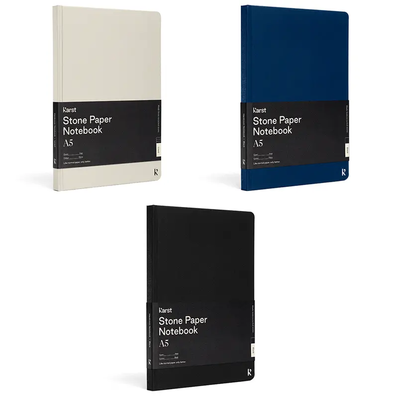 Karst A5 Stone Paper Hardcover Notebook – Tree-Free & Waterproof 1