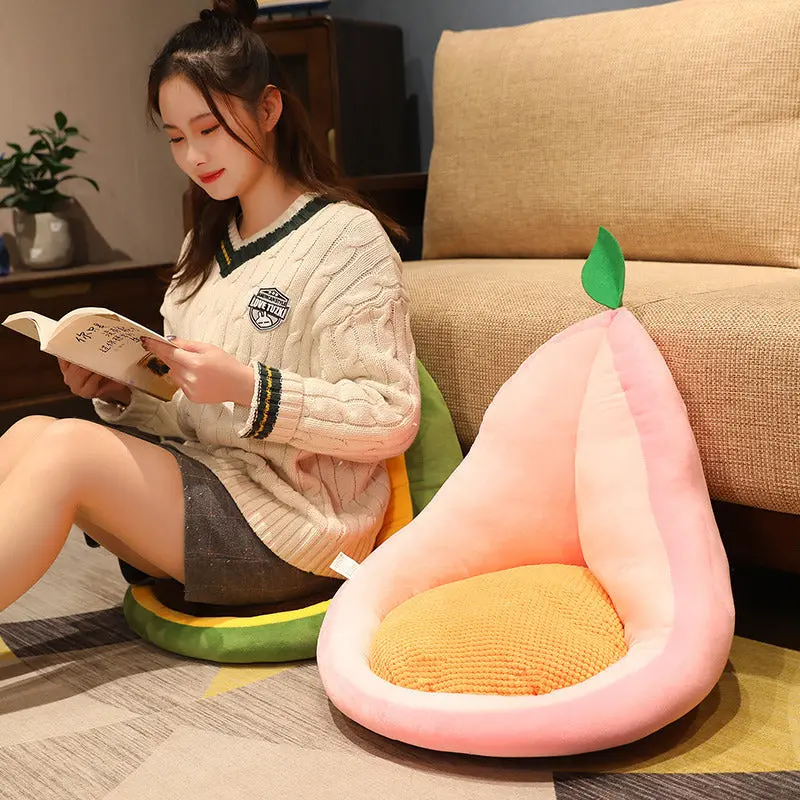Kawaii Fruit-Themed Plush Toys – Adorable Avocado, Cactus & Carrot Pillows For Home Or Office 1