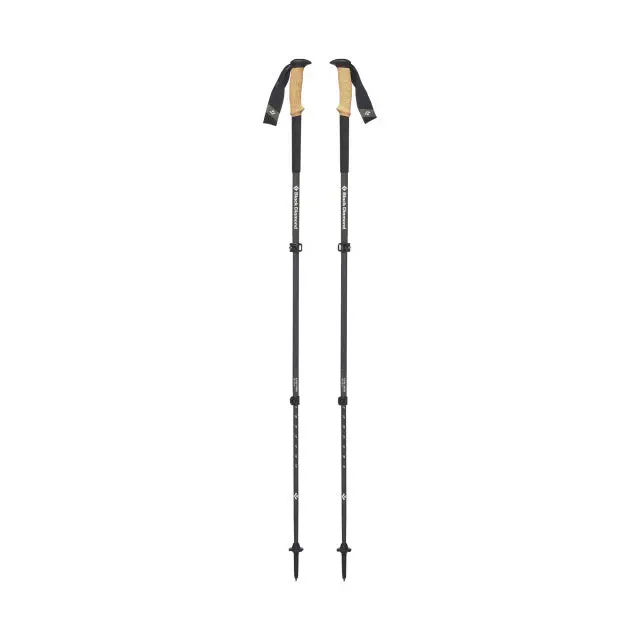 Lightweight Alpine Trekking Poles With Carbon Fiber And Cork Grips 1