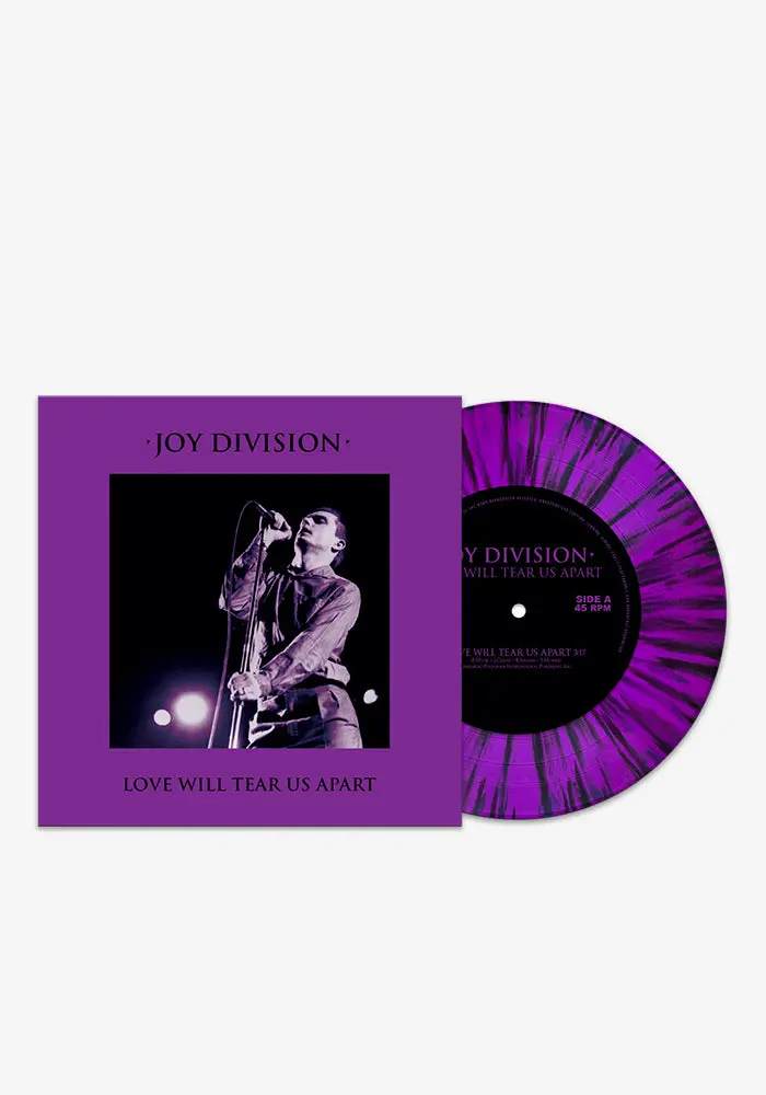 Love Will Tear Us Apart 7" Single – Purple & Black Splatter Vinyl 1